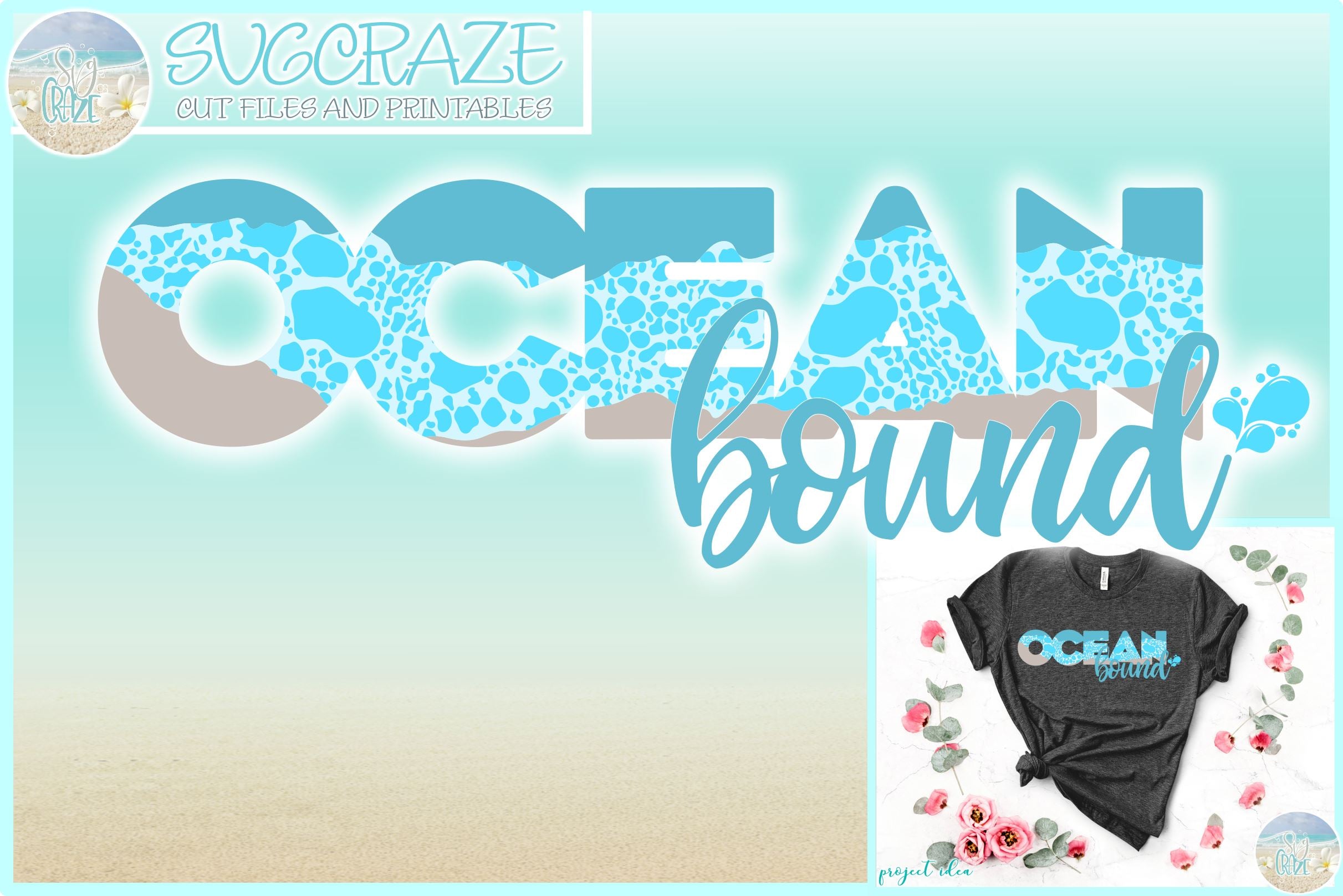 Download Ocean Bound Quote With Bubbles Svg So Fontsy