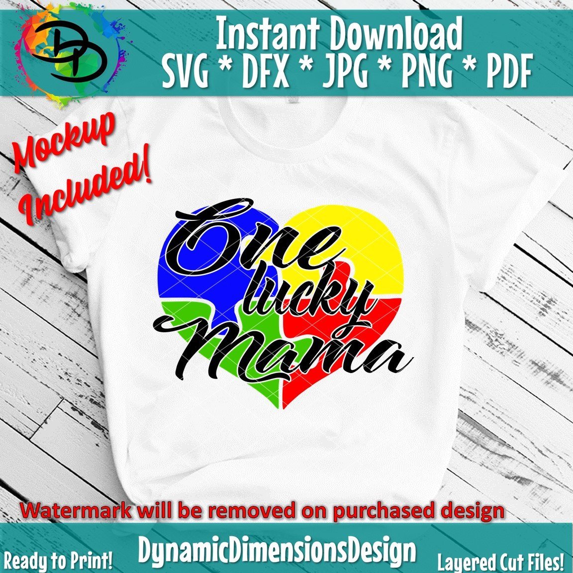 Free Free One Lucky Mama Autism Svg 667 SVG PNG EPS DXF File