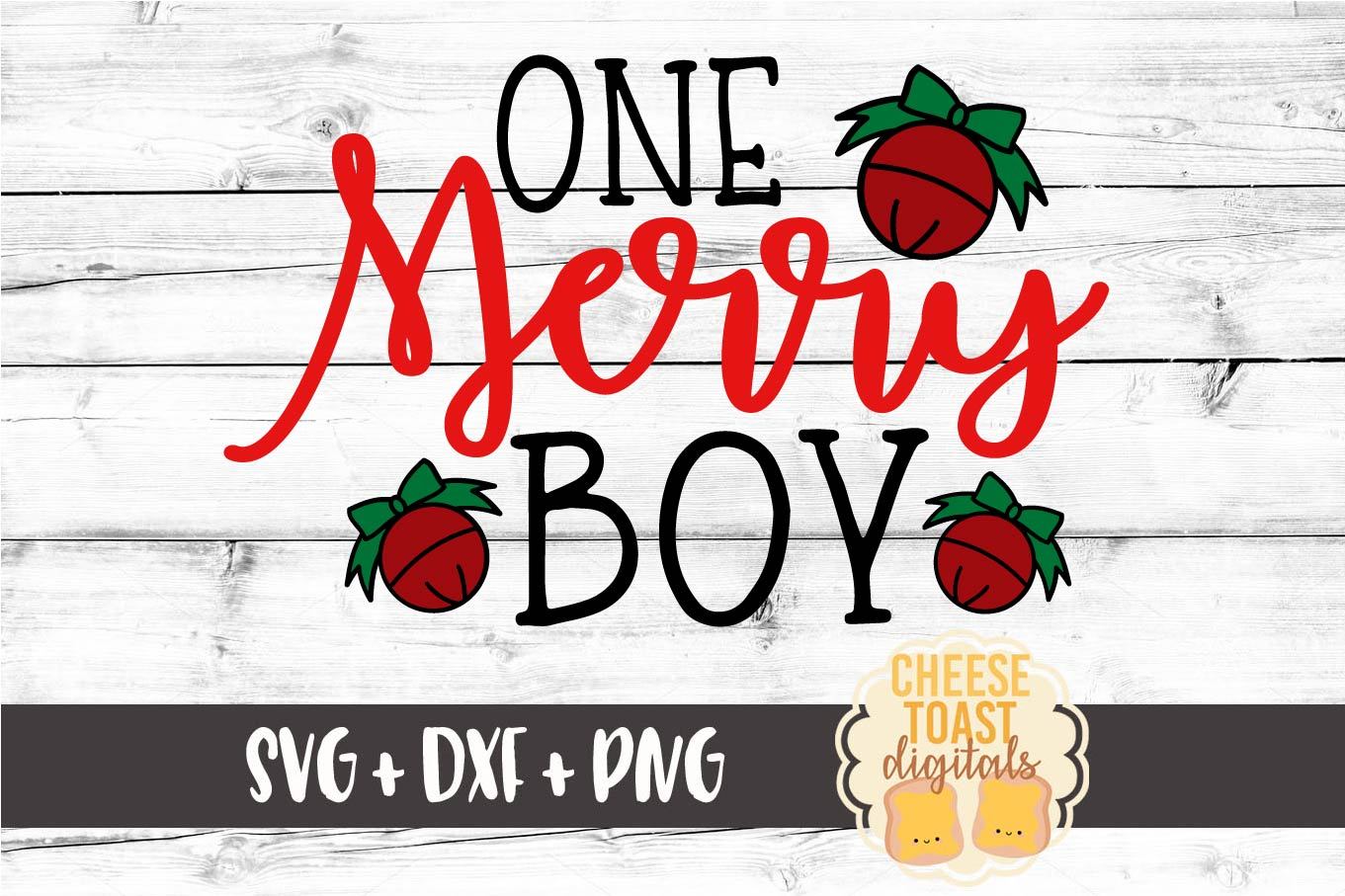 Download One Merry Boy Christmas Svg File So Fontsy