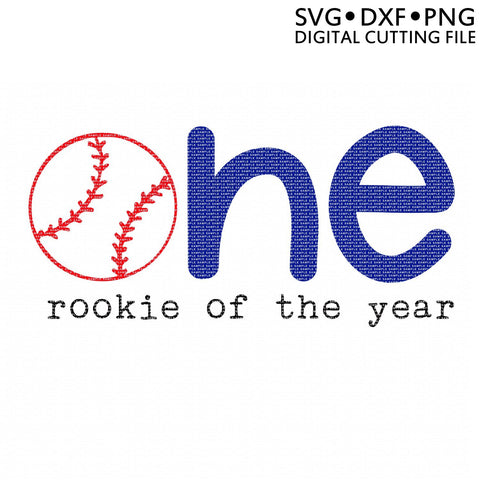 Download One Rookie Of The Year Baby Boy First Birthday Svg So Fontsy