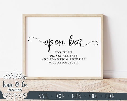 Free Free 194 Wedding Bar Sign Svg SVG PNG EPS DXF File