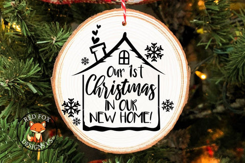 Download Our 1st Christmas In Our New Home Svg Housewarming Svg House Home Svg House Roof Snow Diy Sign Diy Ornament Cute Homeowner Svg File So Fontsy