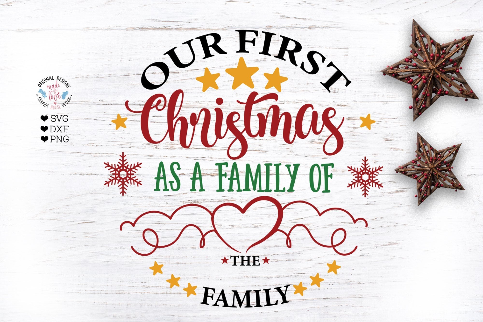 Download Our First Christmas As A Family Of So Fontsy