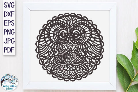 Download Owl Mandala Svg So Fontsy