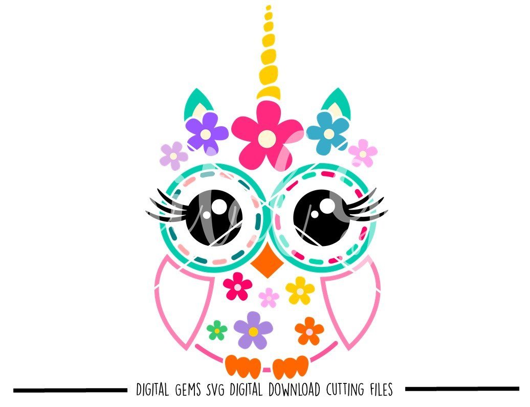 Download Owl Unicorn Svg Dxf Eps Png Files So Fontsy