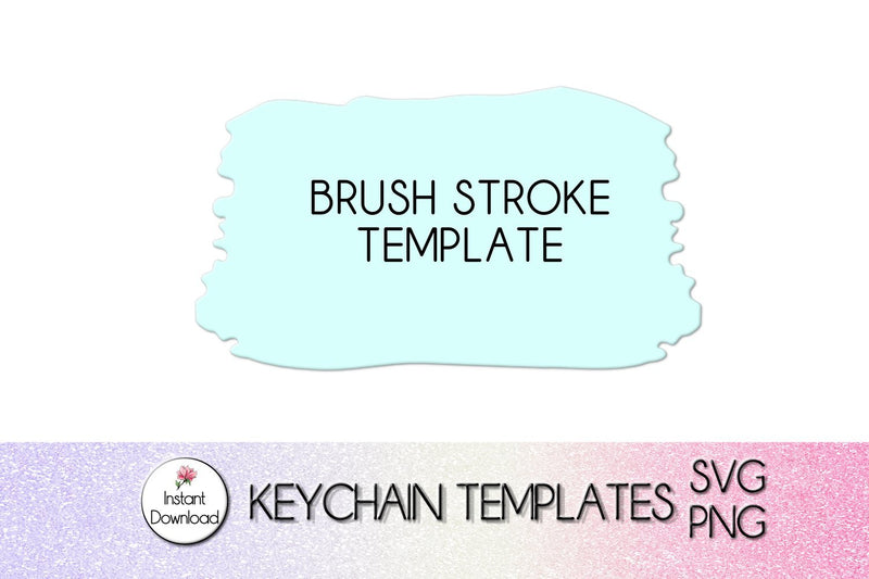 Download Paint Brush Strokes svg, Keychain PNG, Circle Keyring ...