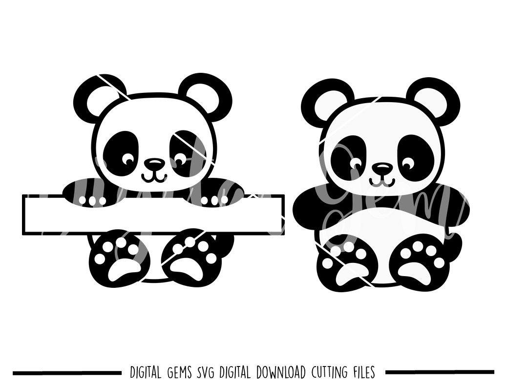 Download Panda Svg Dxf Eps Png Files So Fontsy