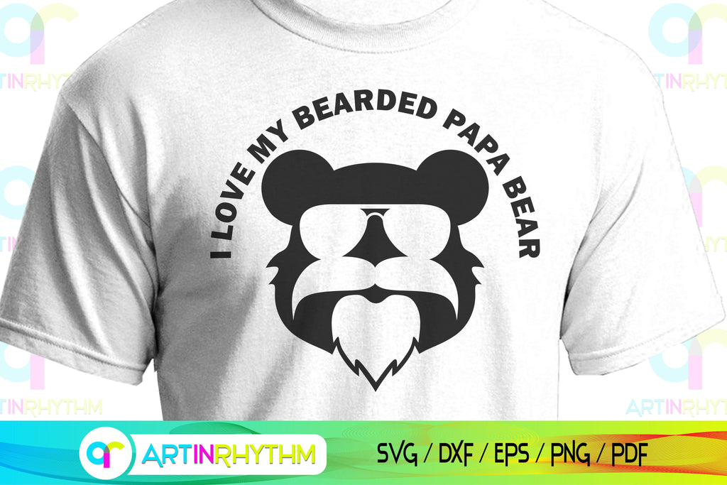 Download papa bear, bearded dad svg, Happy father's day svg, daddy ...