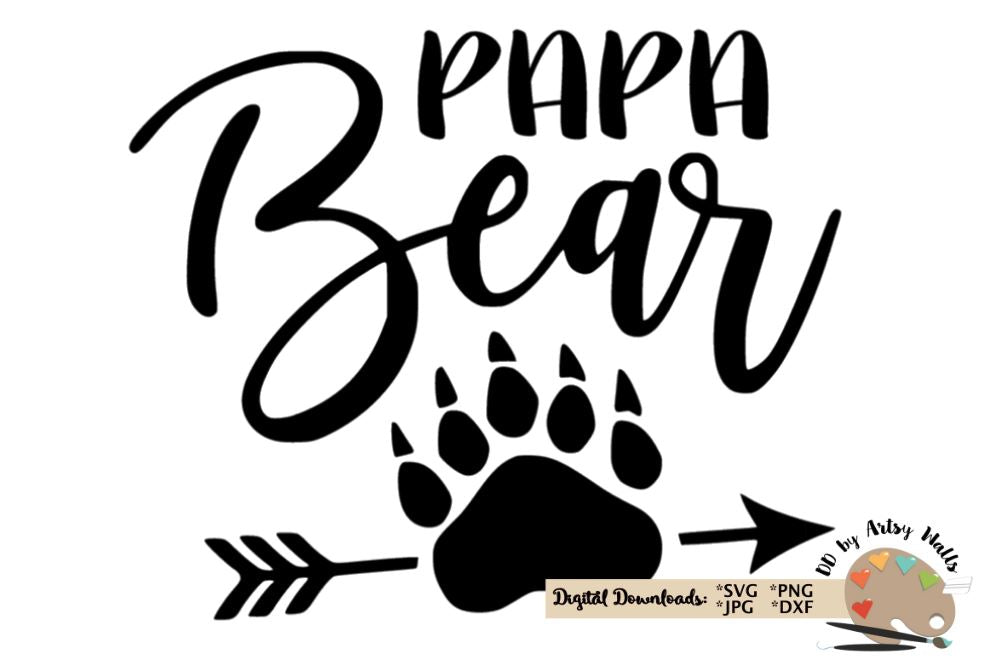Free Free 283 Father Figure Bear Svg SVG PNG EPS DXF File