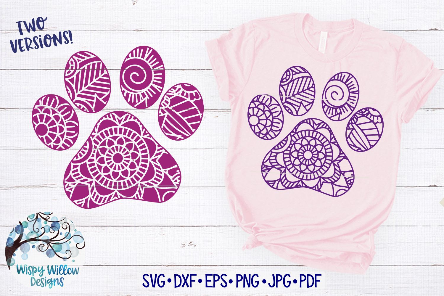 Download Paw Print Mandala Svg So Fontsy