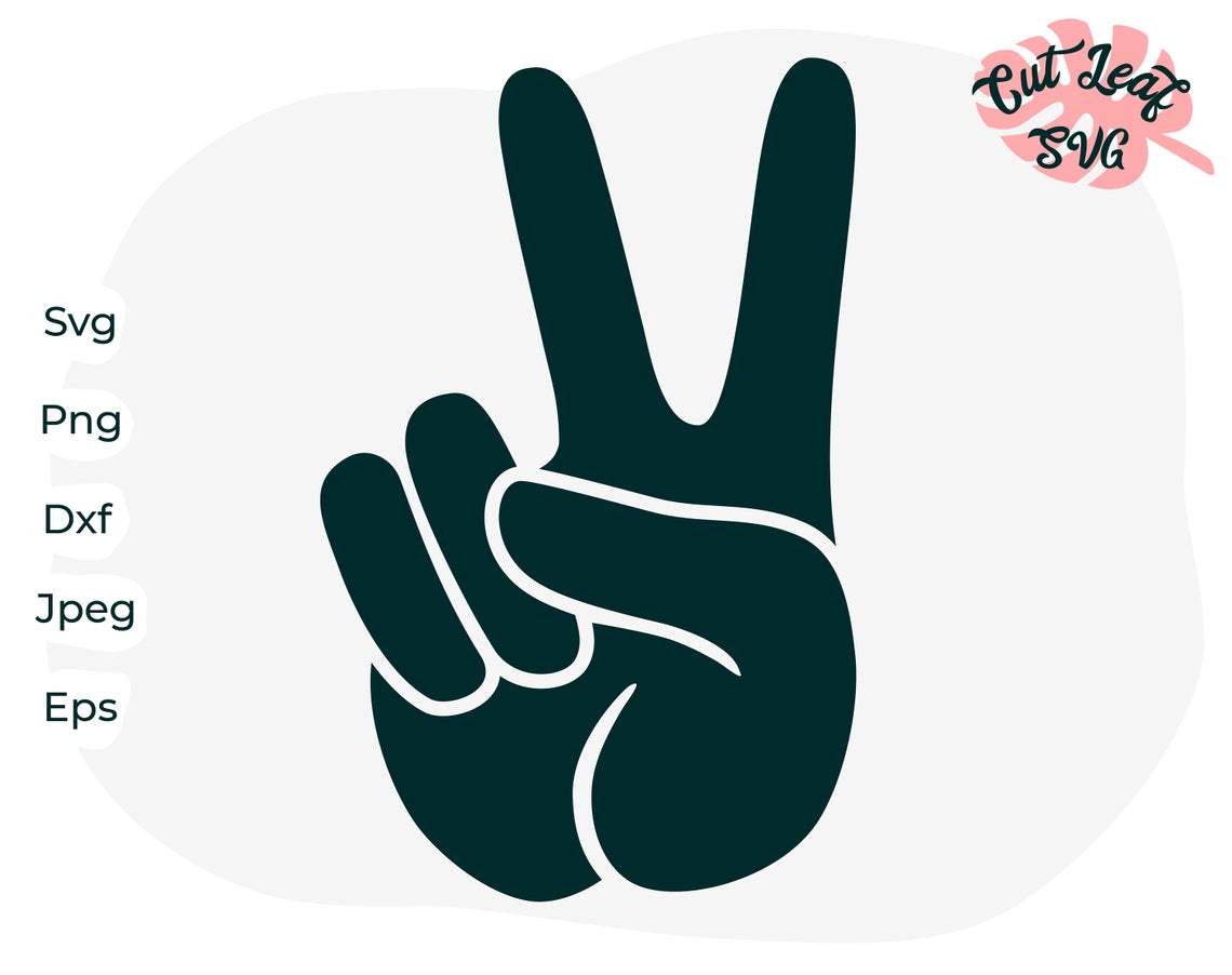 Download Peace Hand Svg Peace Sign Svg Hippie Svg Peace Hand Gesture Svg Peace Svg So Fontsy