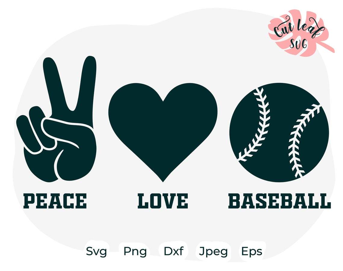 Free Free Peace Love Baseball Svg Free 230 SVG PNG EPS DXF File