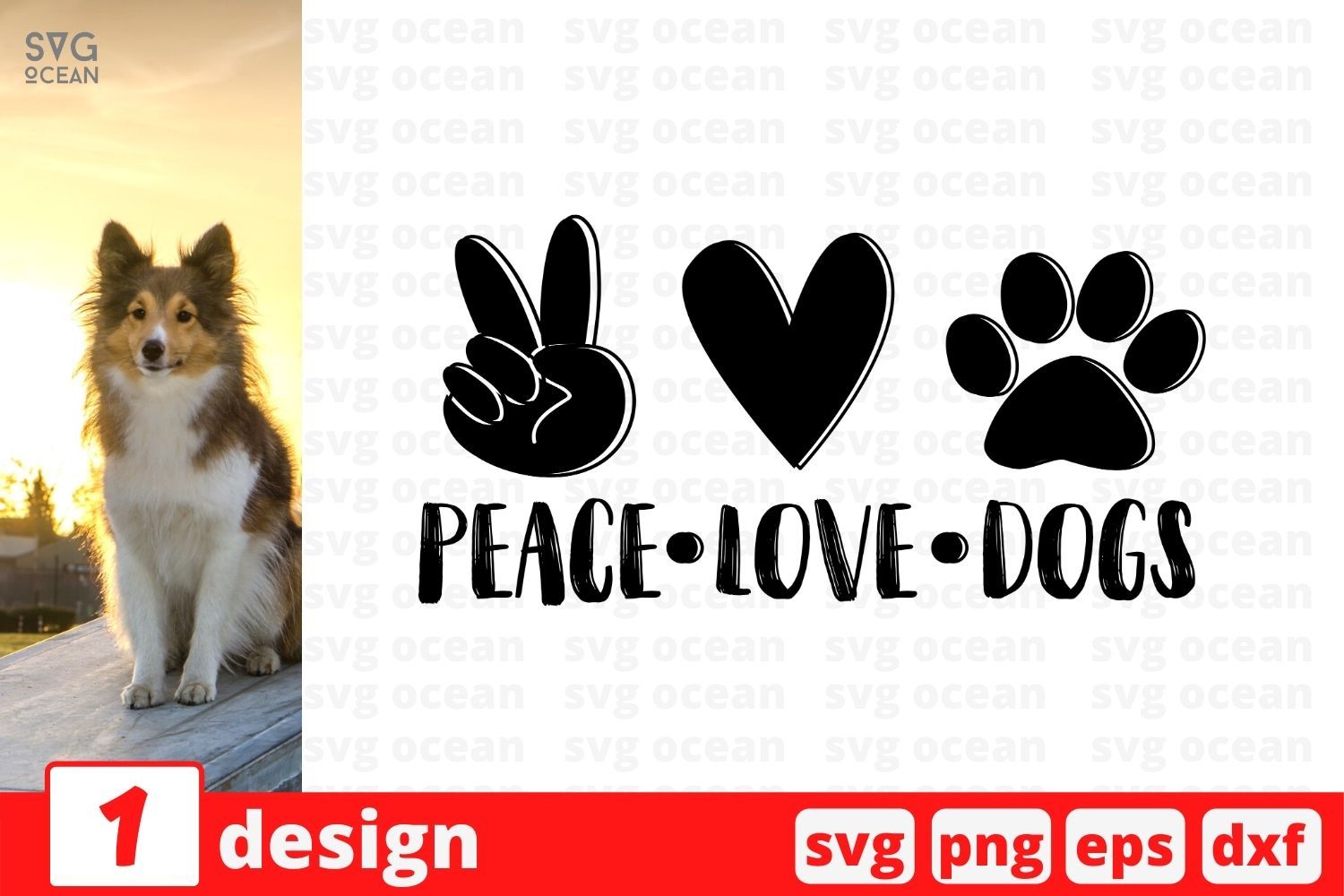 Free Free 180 Peace Love Dog Svg SVG PNG EPS DXF File