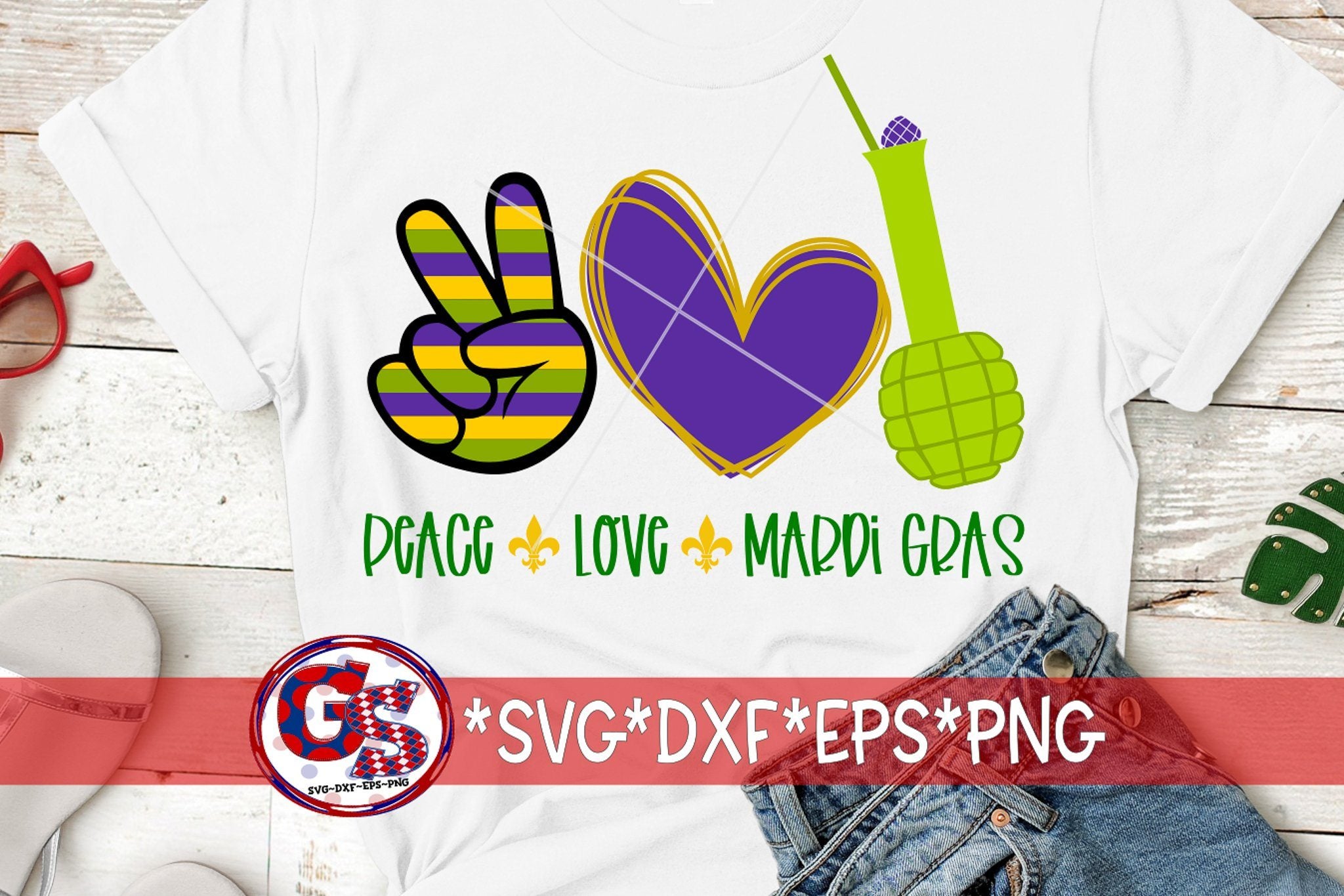Download Peace Love Mardi Gras Svg Dxf Eps Png So Fontsy