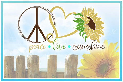 Free Free 159 Peace Love And Sunshine Svg SVG PNG EPS DXF File