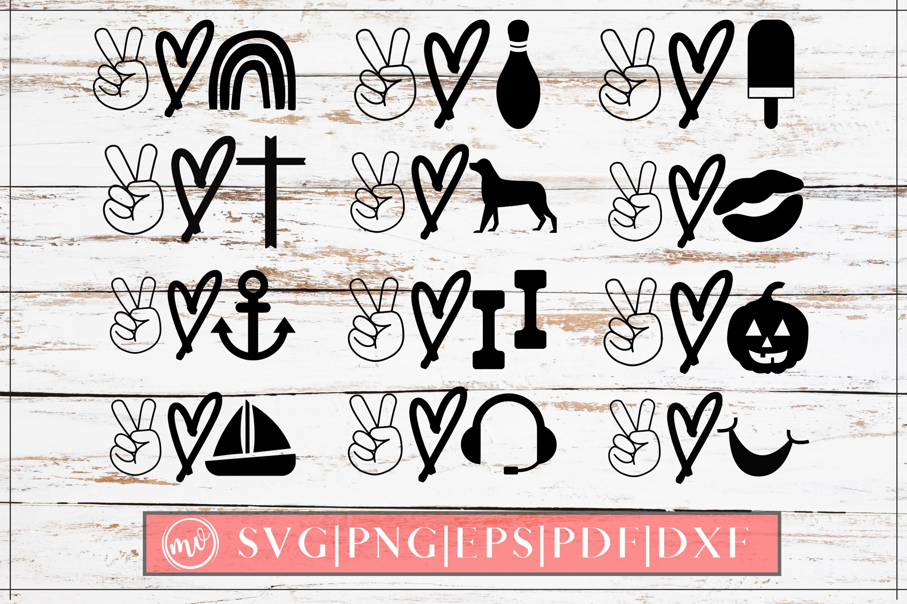 Download Peace Love Svg Bundle Vol 2 So Fontsy