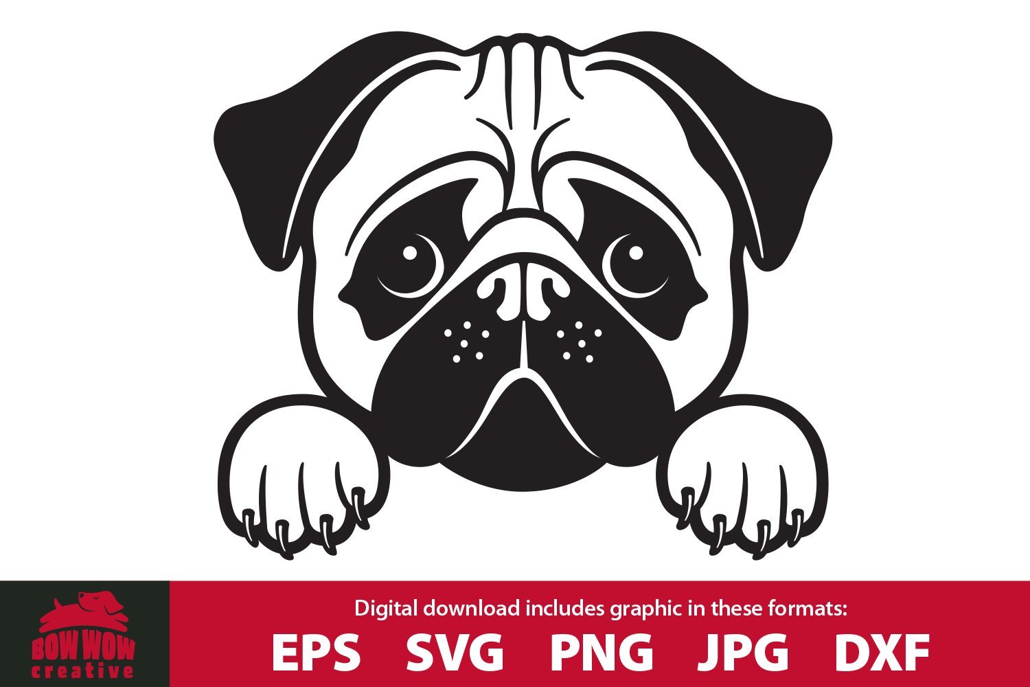 Pug Mom Svg Free - 1276+ Amazing SVG File - Svg Vector Art, Icons, and