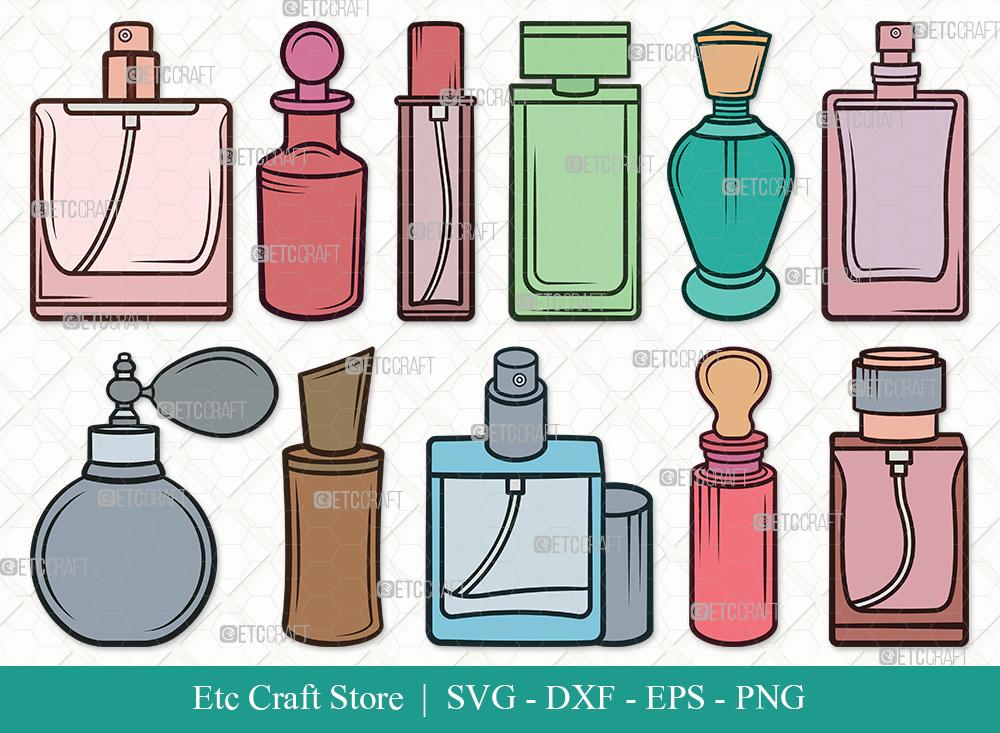 Perfume Bottle Clipart SVG Cut File | Scent Bottle Svg | Womens Perfume ...