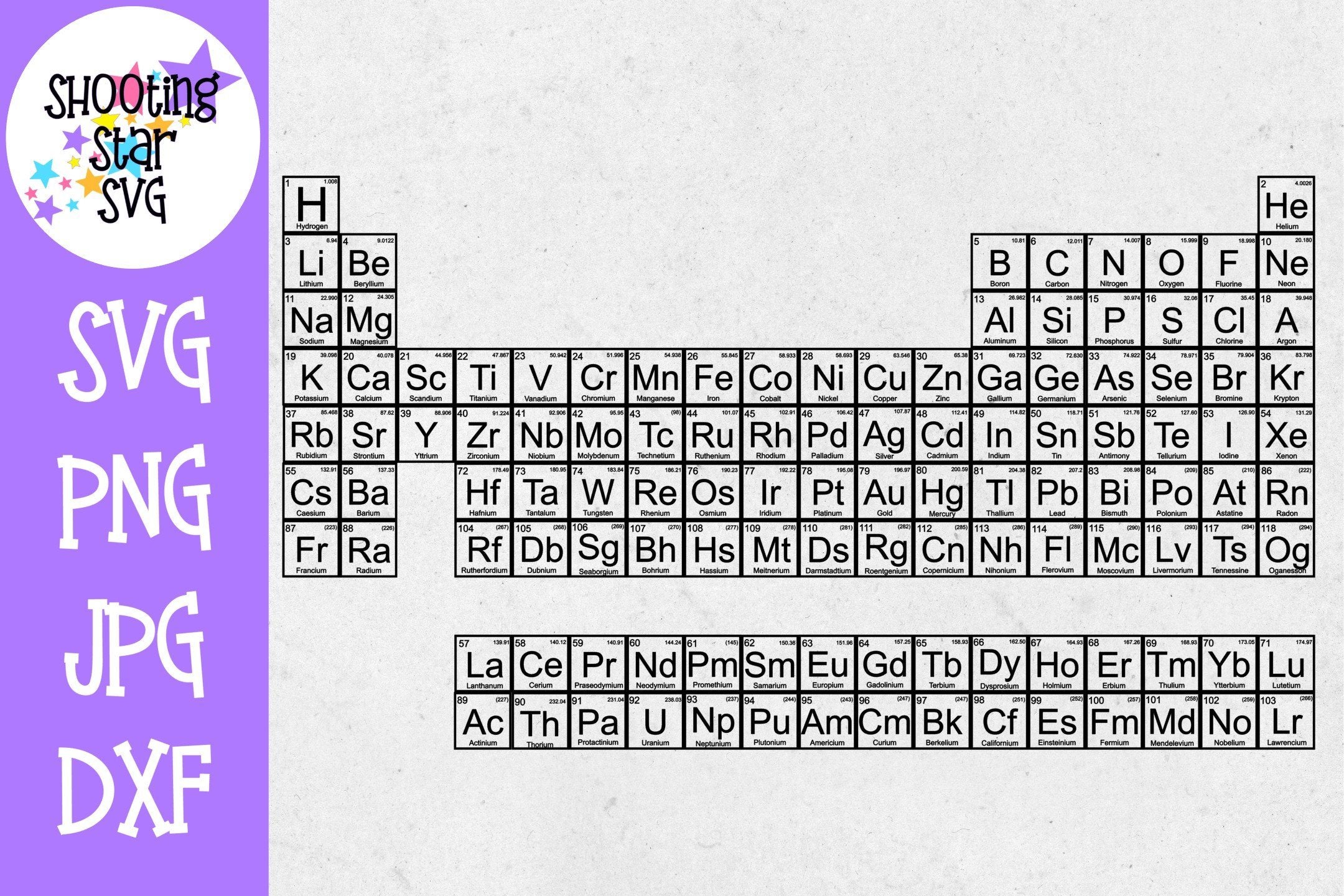 Download Periodic Table Svg Nerdy Svg Science Svg Word Art So Fontsy