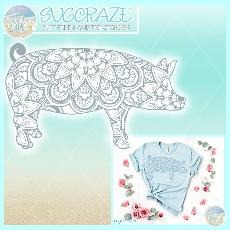 Free Free Mandala Pig Svg 932 SVG PNG EPS DXF File