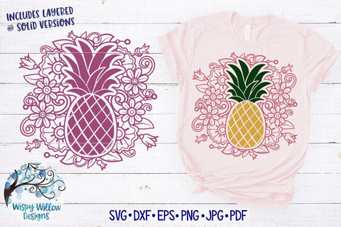 Download Pineapple Mandala Svg So Fontsy