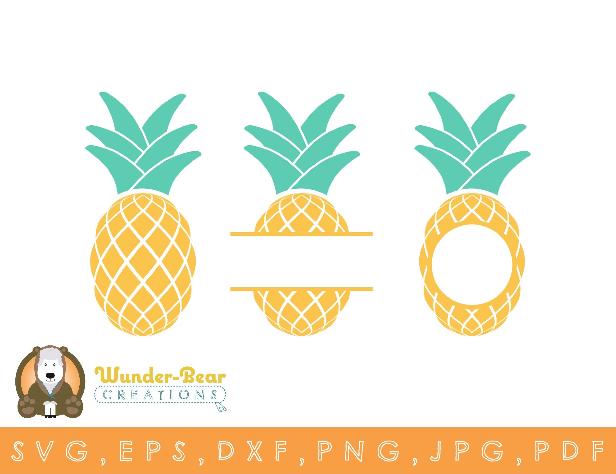 Download Pineapple Monogram Dxf Png Jpg Eps Pdf So Fontsy
