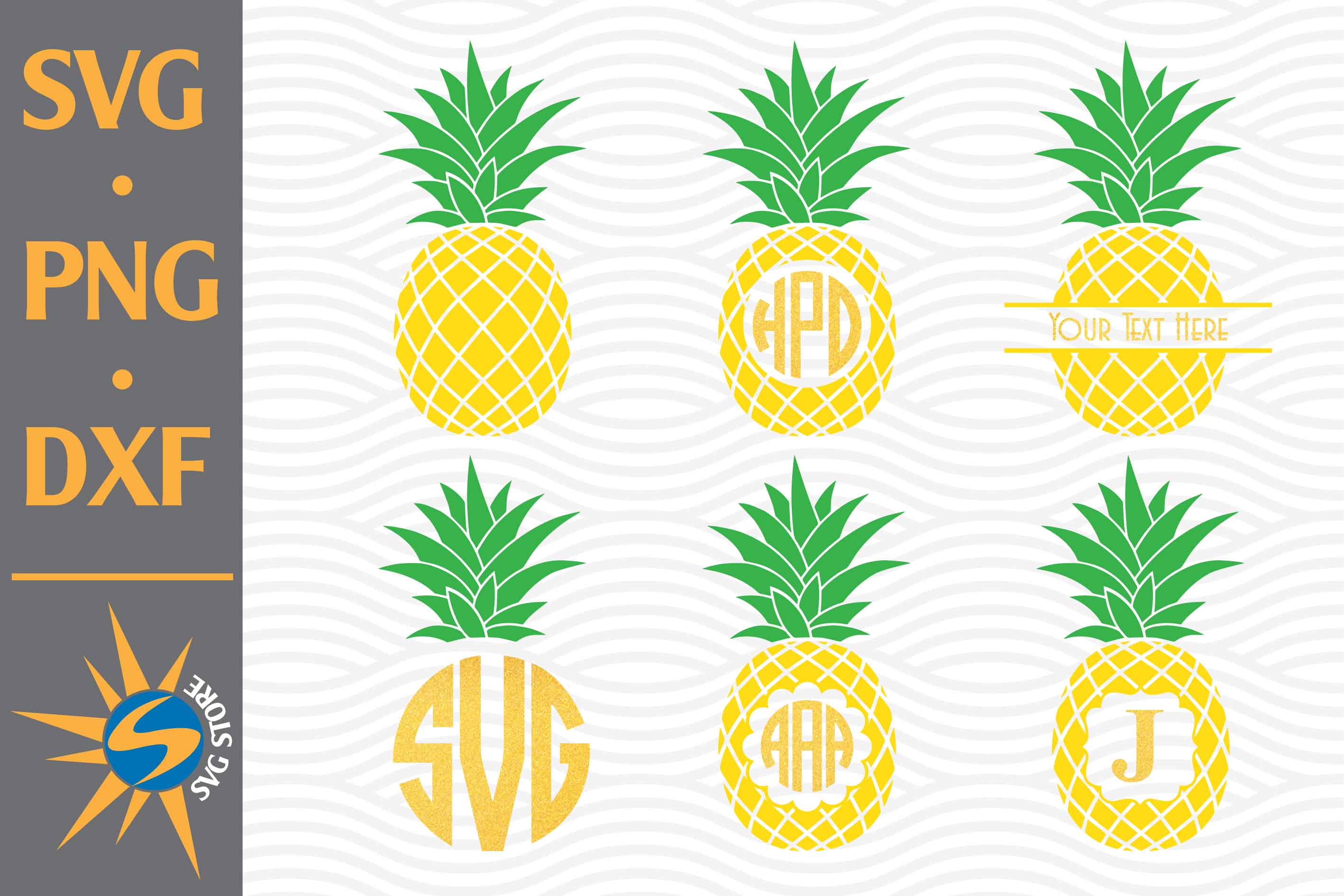 Download Pineapple Monogram So Fontsy