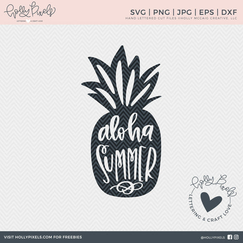 Download Pineapple Svg Aloha Summer Svg Summer Svg So Fontsy