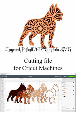 Free Free 293 3D Layered Animal Mandala Svg SVG PNG EPS DXF File