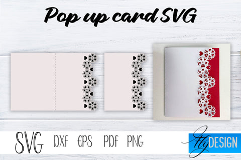 Pop Up Card SVG, Pop-Up Greeting Card, Cricut Pop Up Card, Pop Up Card ...