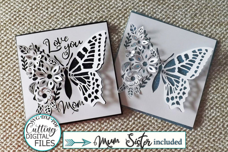Download Pop up svg, butterfly card svg, Mothers day card svg, love ...