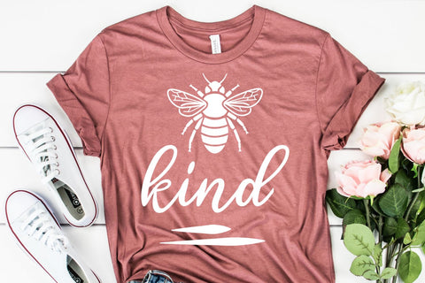 Positive Svg Bee Kind Svg Teacher Bee Svg So Fontsy