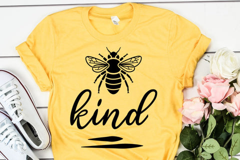 Positive Svg Bee Kind Svg Teacher Bee Svg So Fontsy