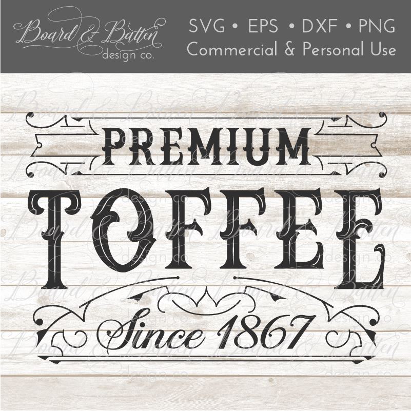 Download Premium Toffee Vintage Label So Fontsy