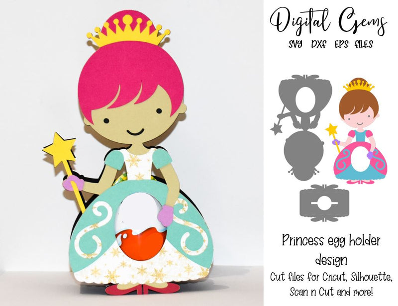 Princess egg holder design. - So Fontsy