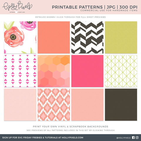Download Printable Vinyl Patterns Printable Backgrounds My Year So Fontsy