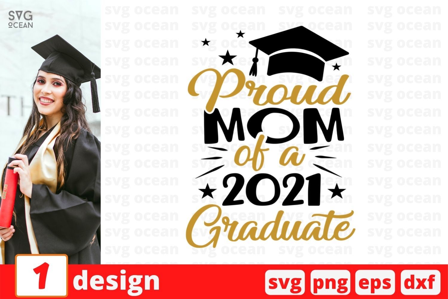 Download Proud Mom Of A 2021 Graduate Svg Cut File So Fontsy