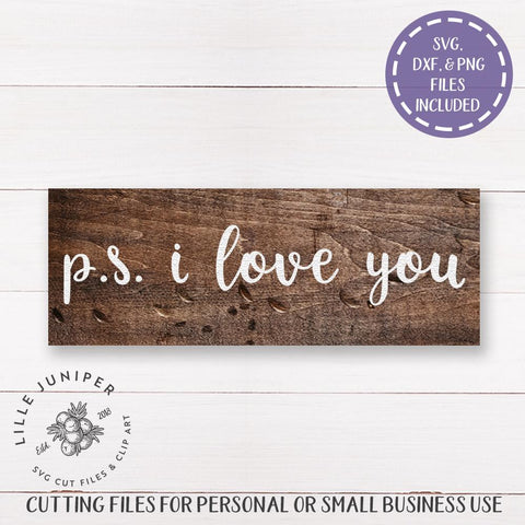 Download P S I Love You Svg Family Svg Nursery Svg So Fontsy