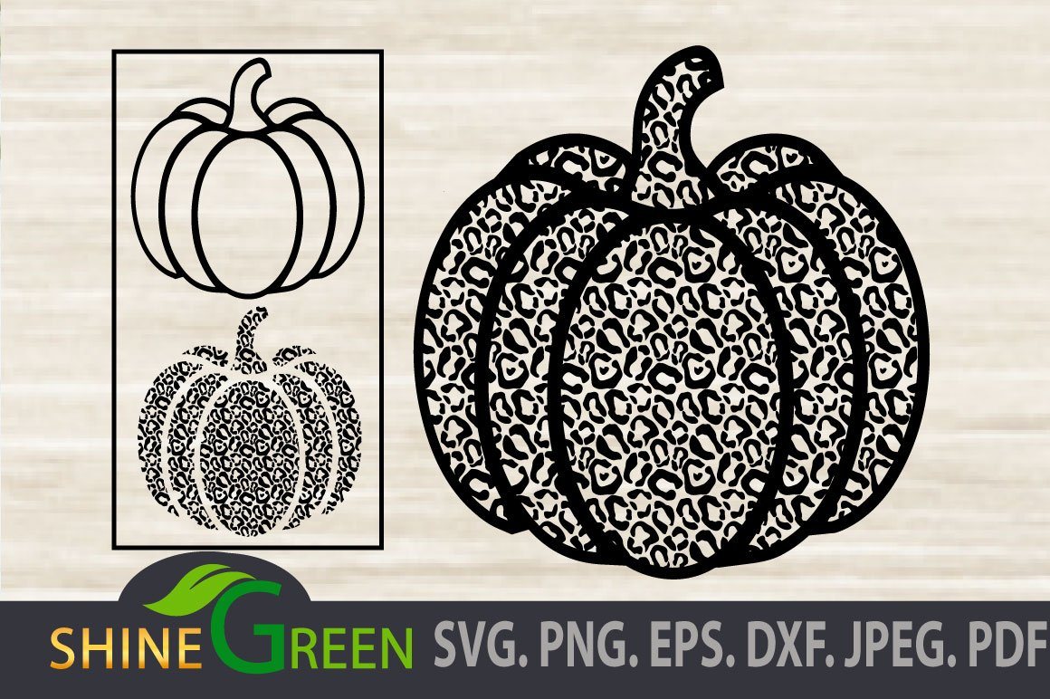 Download Pumpkin Animal Print Glitter Fall Svg For Cricut And Sublimation So Fontsy