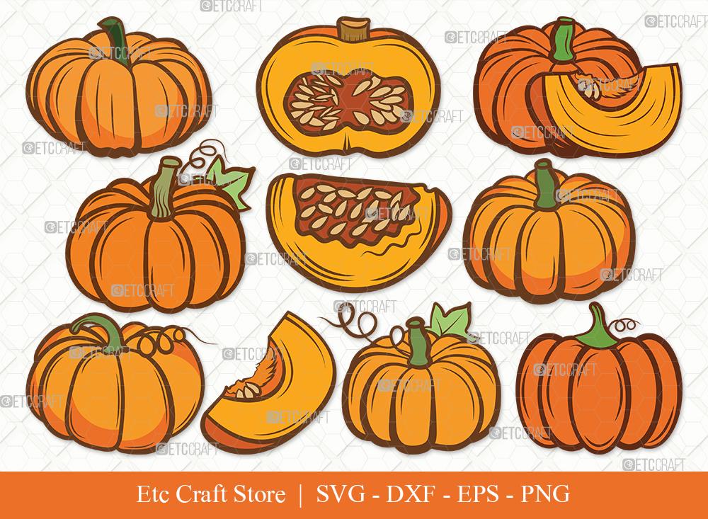 Download Pumpkin Clipart Svg Cut File Pumpkins Svg Autumn Fall Svg Thanksgiving Svg Halloween Svg Pumpkin Bundle Eps Dxf Png So Fontsy