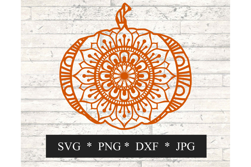 Download Pumpkin Mandala SVG - So Fontsy