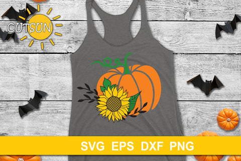 Free Free 80 Pumpkin And Sunflower Svg SVG PNG EPS DXF File