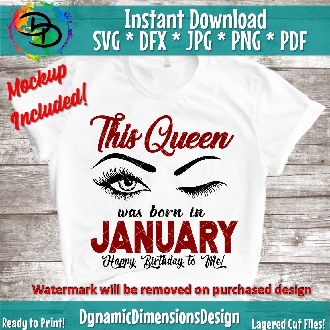 Download Queens Are Born In January So Fontsy