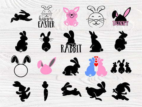 Download Rabbit Svg Bundle Rabbit Cut Files For Cricut And Silhouette Rabbit Monogram Rabbit Clipart Easter Svg Bunny Svg Cutting Files So Fontsy