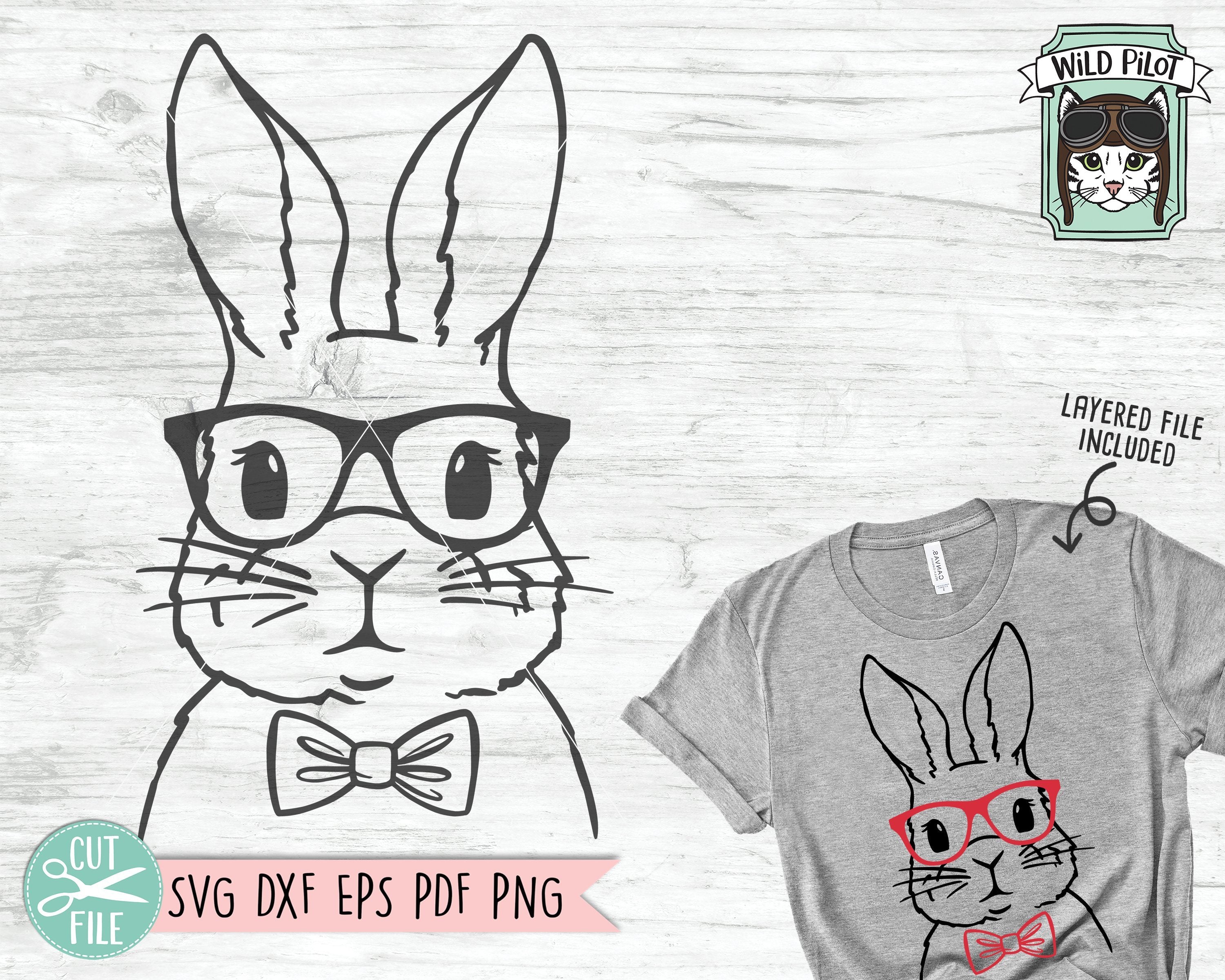 Bunny Face Svg Png Bunny With Glasses Svg : Easter Bunny Face Svg On