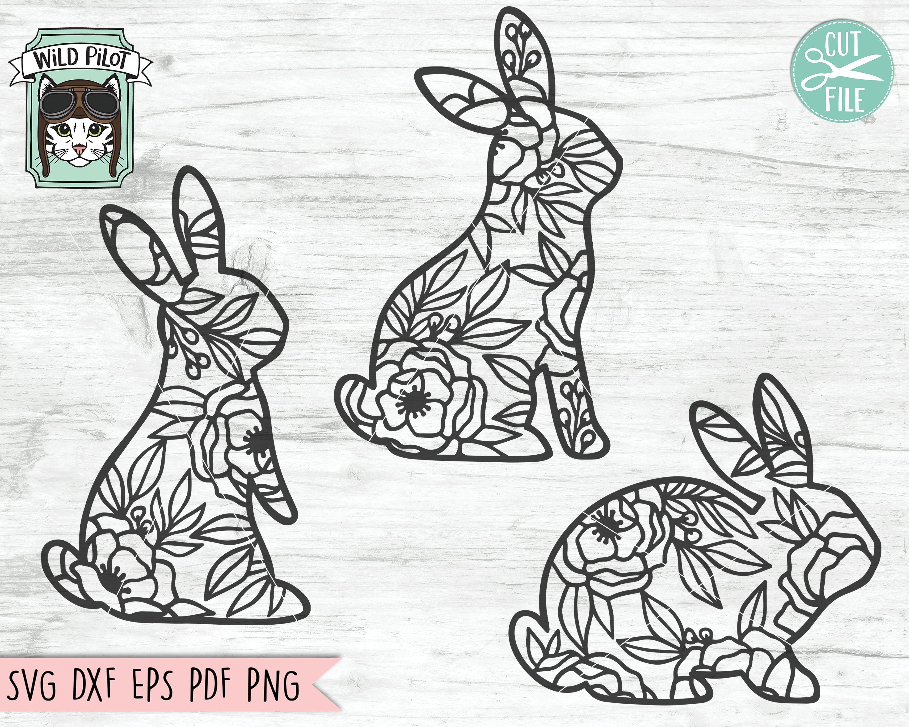 Clip Art Easter Svg Rabbit Svg Digital Design Bunny Rabbit Svg Easter Bunny Svg Spring Svg Cricut Cut Files Bunny Svg Digital Cut File Art Collectibles