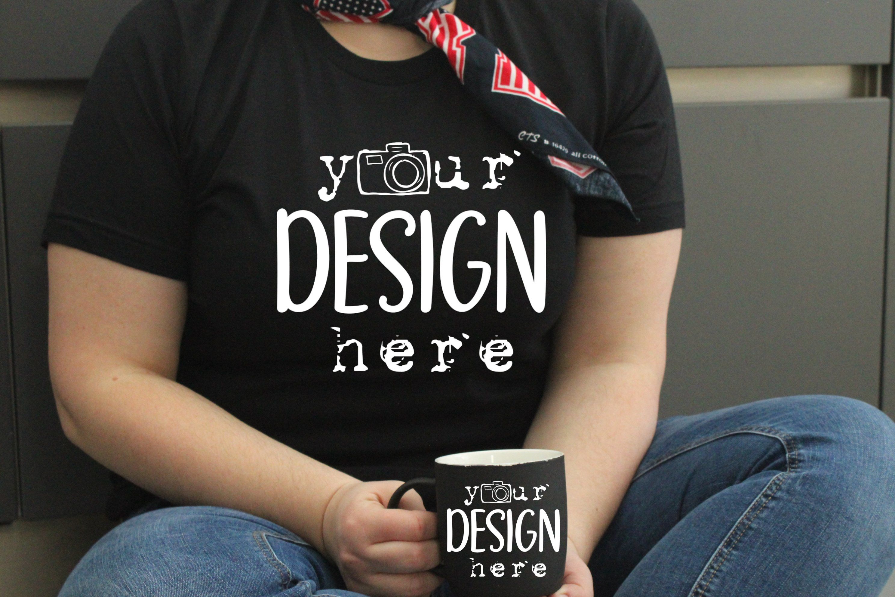 Download Real Shirt Mockup Real Tshirt Mockup Black Mug Mockup Black Bella Canvas 3001 T Shirt Mockup Model Mockup Curvy Woman Jpg File So Fontsy