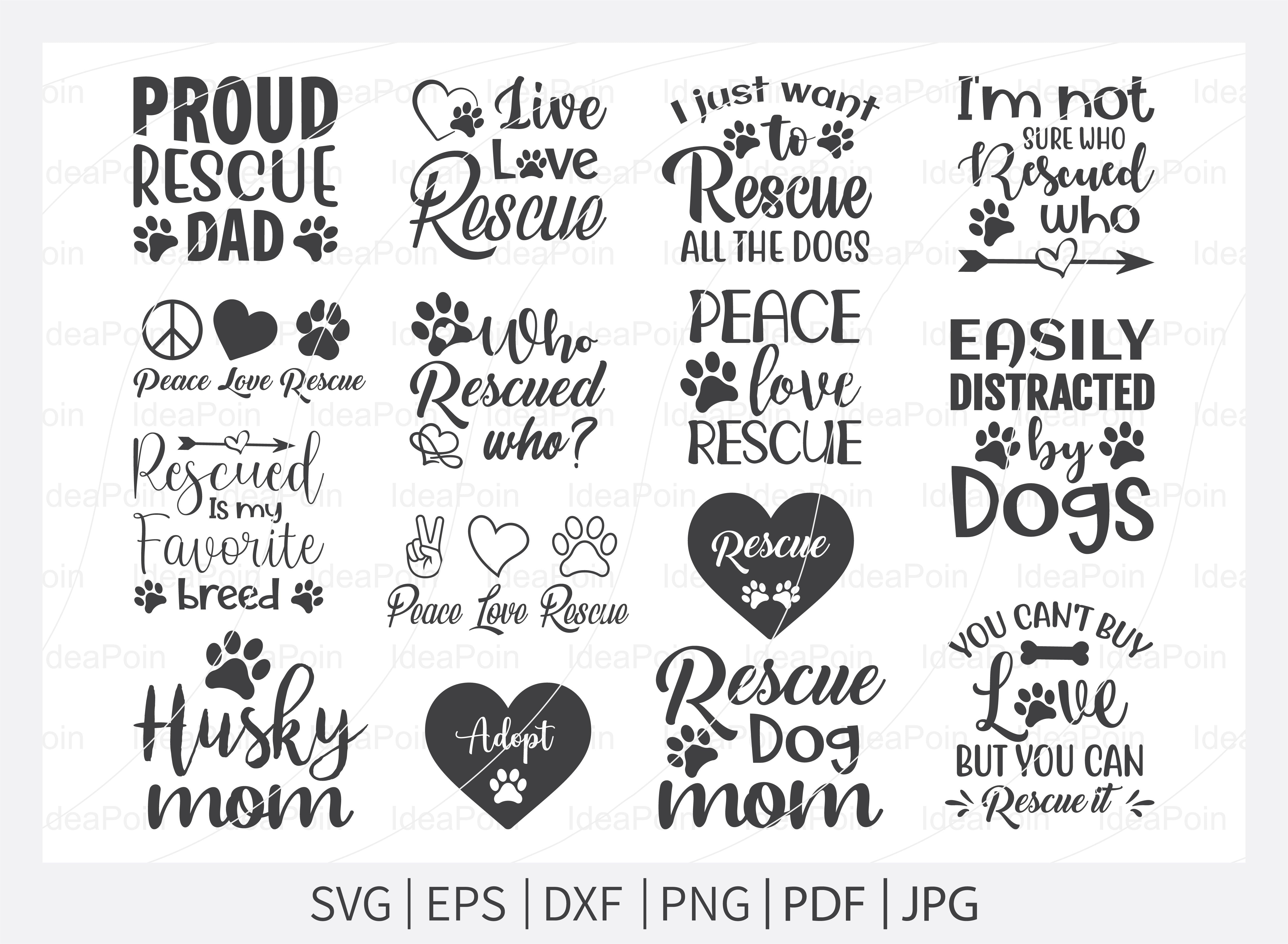 Download Rescue Dog Svg File Rescue Dog Peace Love Rescue Rescue Mom Svg Rescue Mama Svg Dog Love Svg Rescue Mama Svg Svg Dog Svg Dxf Png So Fontsy