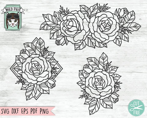 Free Free Rose Flower Svg SVG PNG EPS DXF File