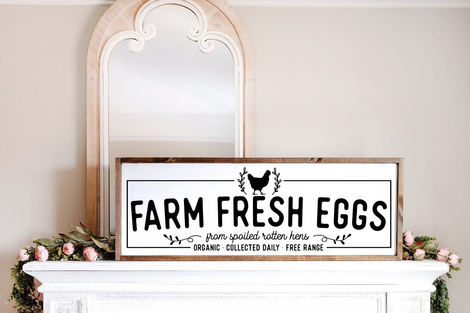 Download Rustic Farmhouse Sign Svg Farm Fresh Eggs Svg Farmhouse Decor Svg So Fontsy